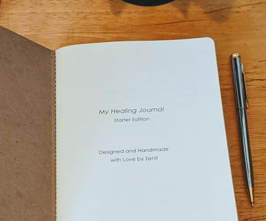 starter healing journal for self care journaling by zenit