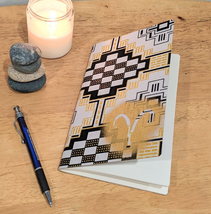 astrology journal pisces season wellness journal for self care journaling with rocks candle and pen
