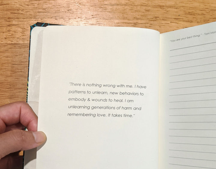Zenit Custom Wellness Journal with Healing Quote by Yolo Akili Robinson