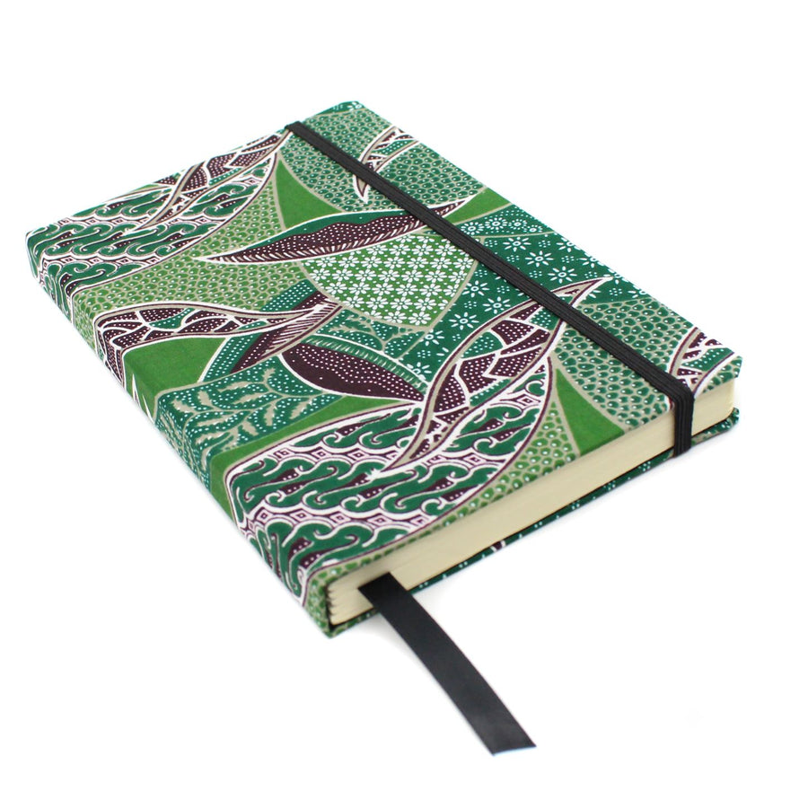 Custom Self Care Journal green floral Cover