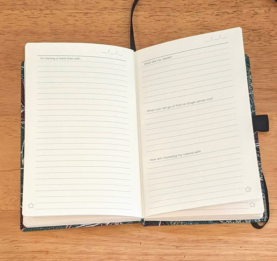 Healing Journal by Zenit Journals for Self Care Journaling with prompts I'm having a hard time with.... What are my needs? What can I let go of that no longer serves me? How am I honoring my natural self?