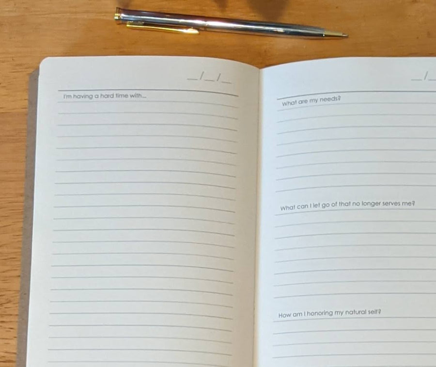 starter healing journal for self care journaling by zenit