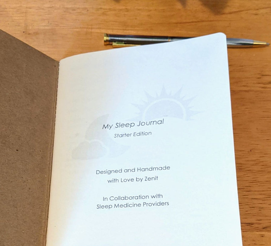 sleep journal for self care journaling