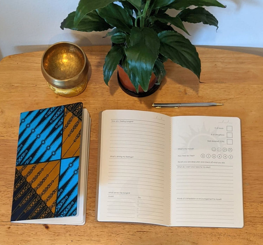 sleep journal for self care journaling